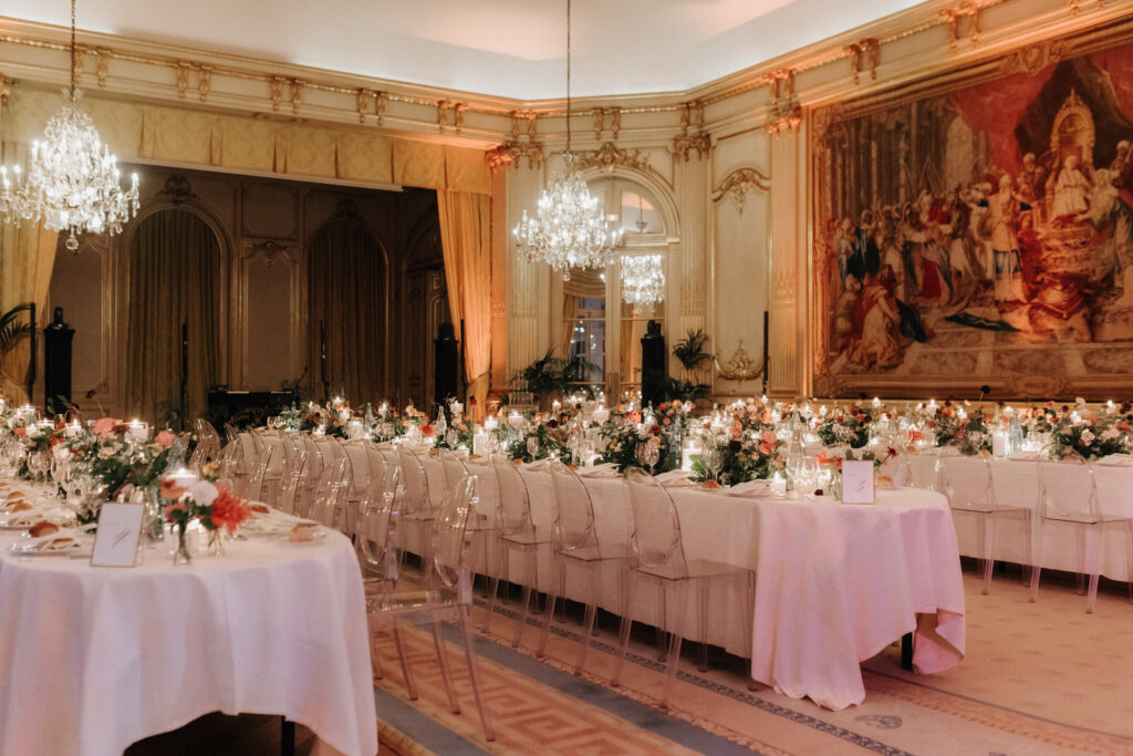 photographe mariage Paris luxe Cercle Union Interallié luxury wedding décoration